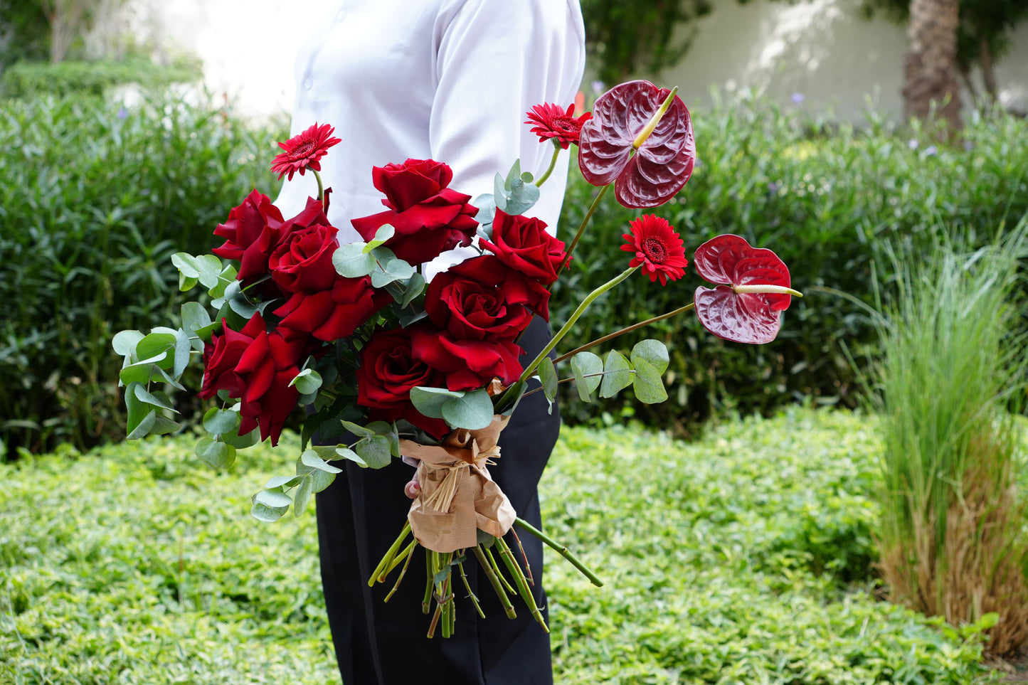Crimson Muse - Signature Red Bouquet