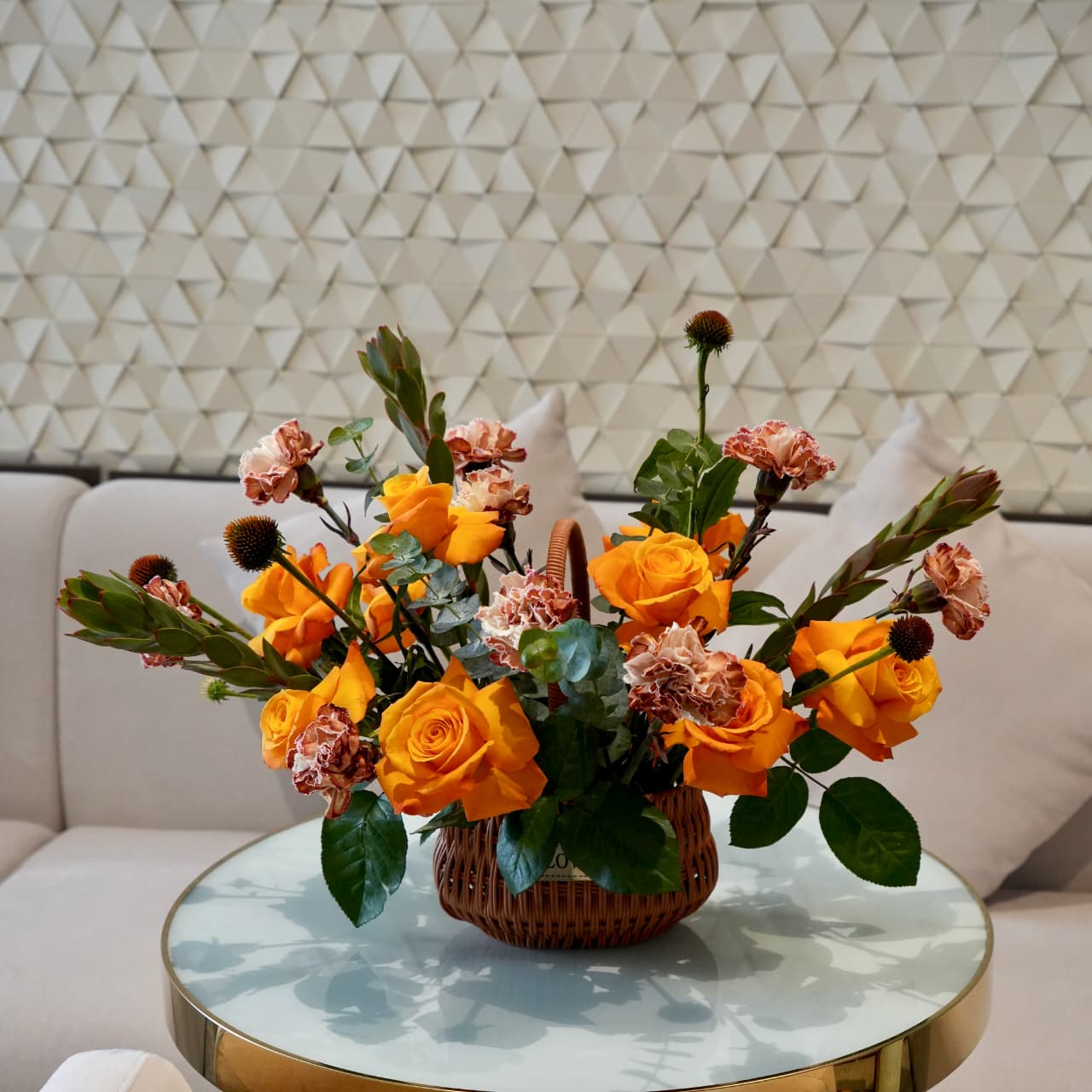 Sunrise Flower Basket