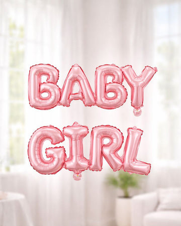 Baby Girl Pink Balloon