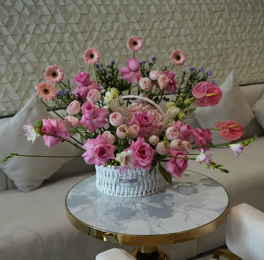 Pink Elegance Luxe Big Basket