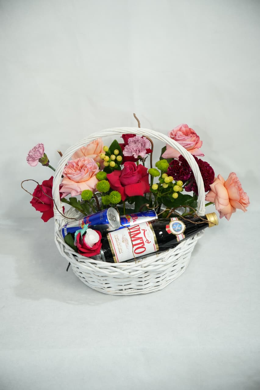 Sket of Floral & Beverage Delight